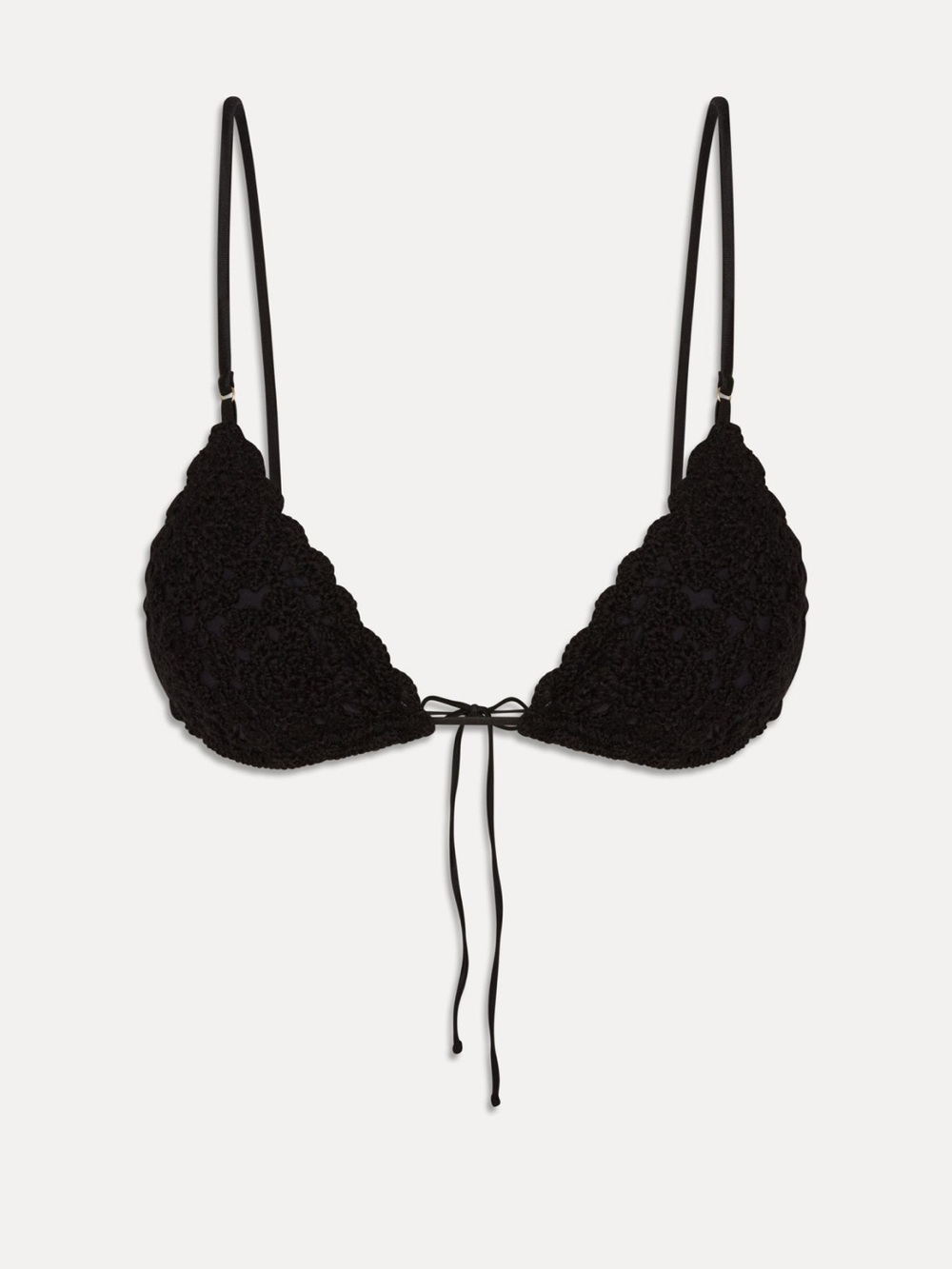 Frankie’s bikinis Elena Crochet Shine Bikini Top